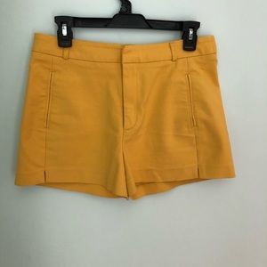 Stradivarius Mustard Yellow Shorts